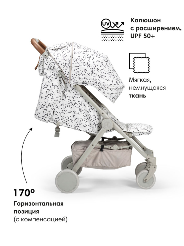 Elodie коляска прогулочная MONDO - Dalmatian Dots - фото  4
