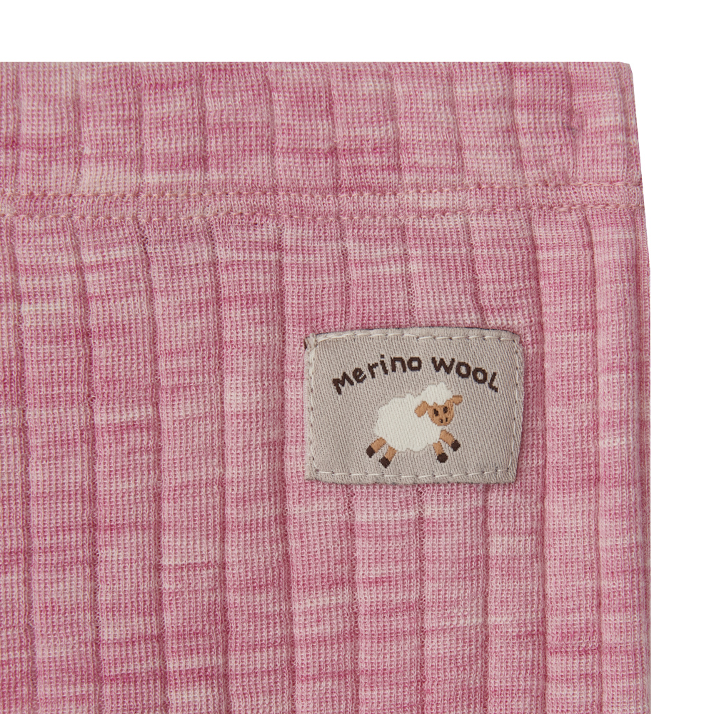 Babybu леггинсы из 100% шерсти мериноса Lavender Melange - фото  3