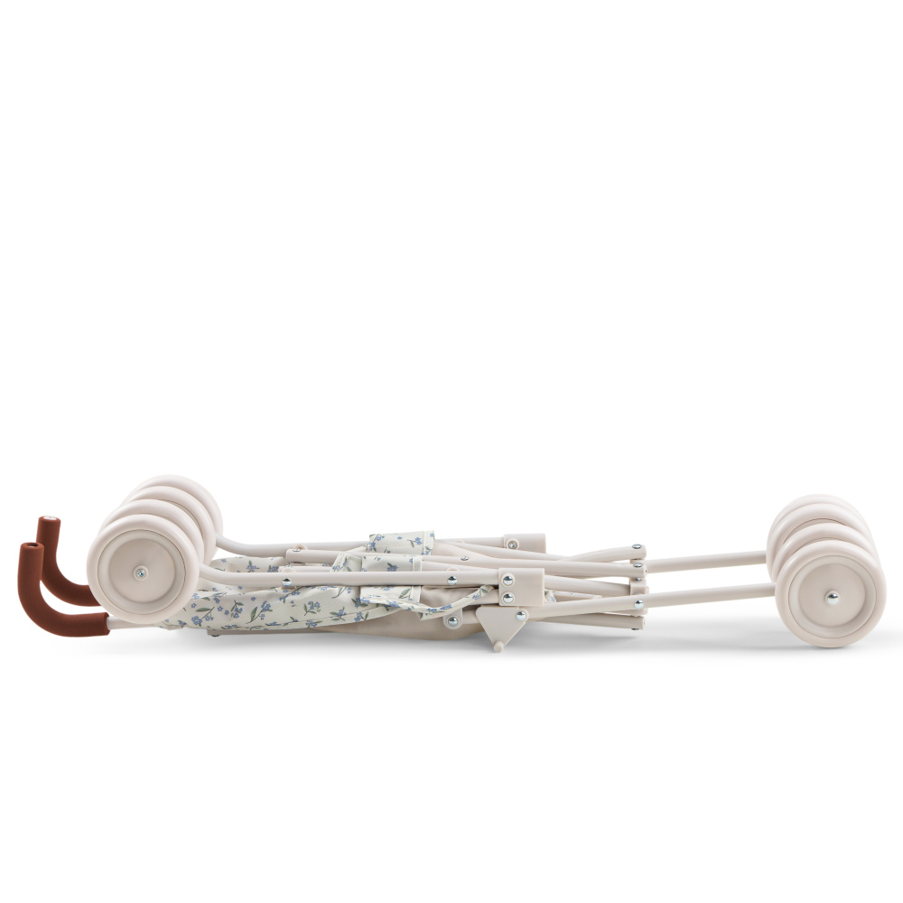 Happy Baby коляска прогулочная для кукол Твиглет (twiglet) синие цветы / blue flowers - фото  12