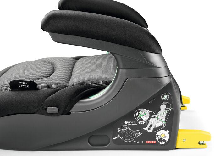 Peg Perego Автокресло Viaggio Shuttle (125-150см; 6-12 лет) Crystal Black - фото  5