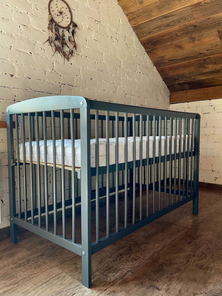 OLANT кровать + матрас Сова (Sova) графит