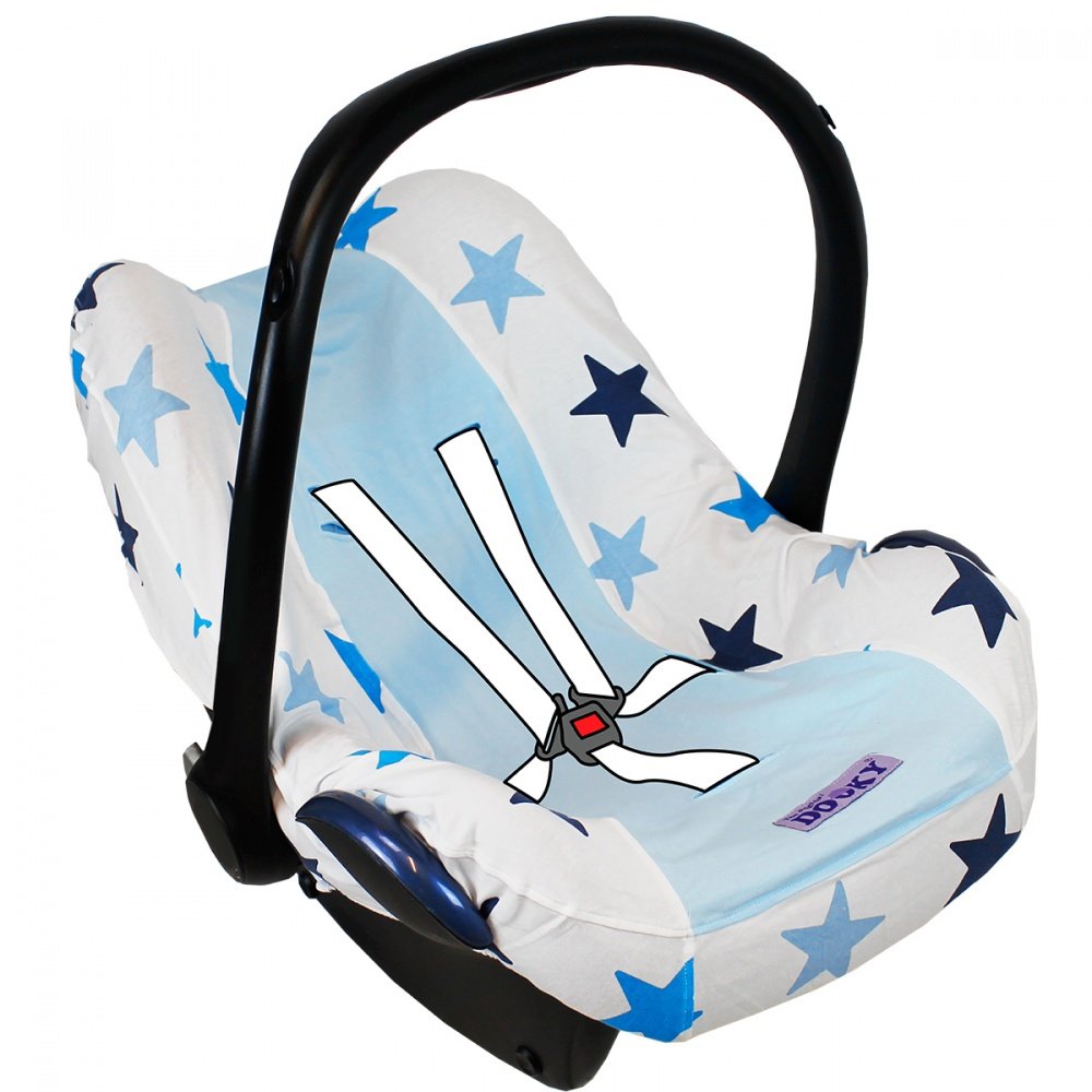 Xplorys Чехол в автокресло DOOKY Seat cover 0+ Blue Stars - фото  3