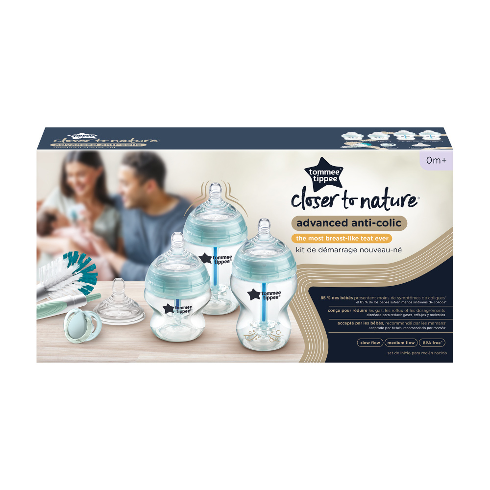 Tommee Tippee набор для новорожденнго Advanced Anti-Colic, голубой - фото  3