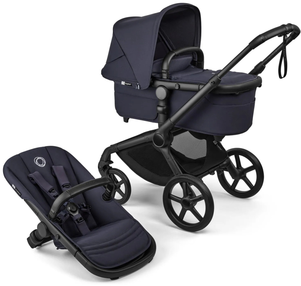 Bugaboo Fox5 Renew коляска 2 в 1 Black/ Deep Indigo/ Deep Indigo complete