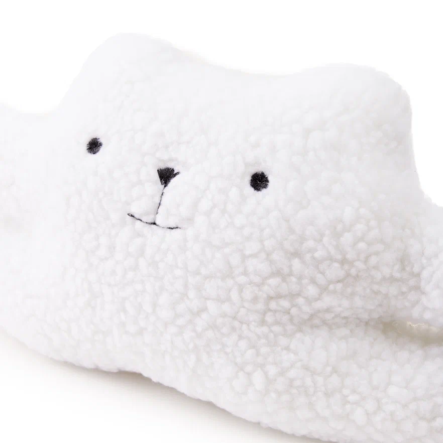 Happy Baby блокиратор для дверей мягкий, белый медведь - фото  5