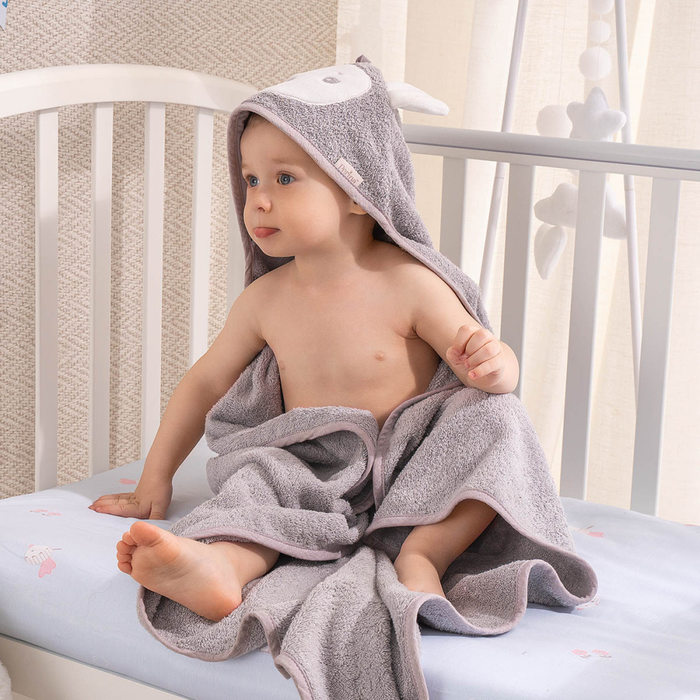 Perina полотенце детское Muzzle (серый) - фото  11