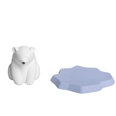Oli&Carol игрушка развивающая для ванны Ice Polar Bear, каучук - фото  2