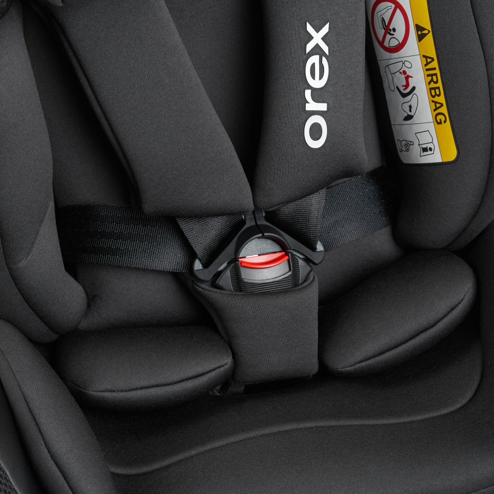 Happy Baby автокресло 0+ OREX black (0-12 лет, до 36 кг) - фото  9