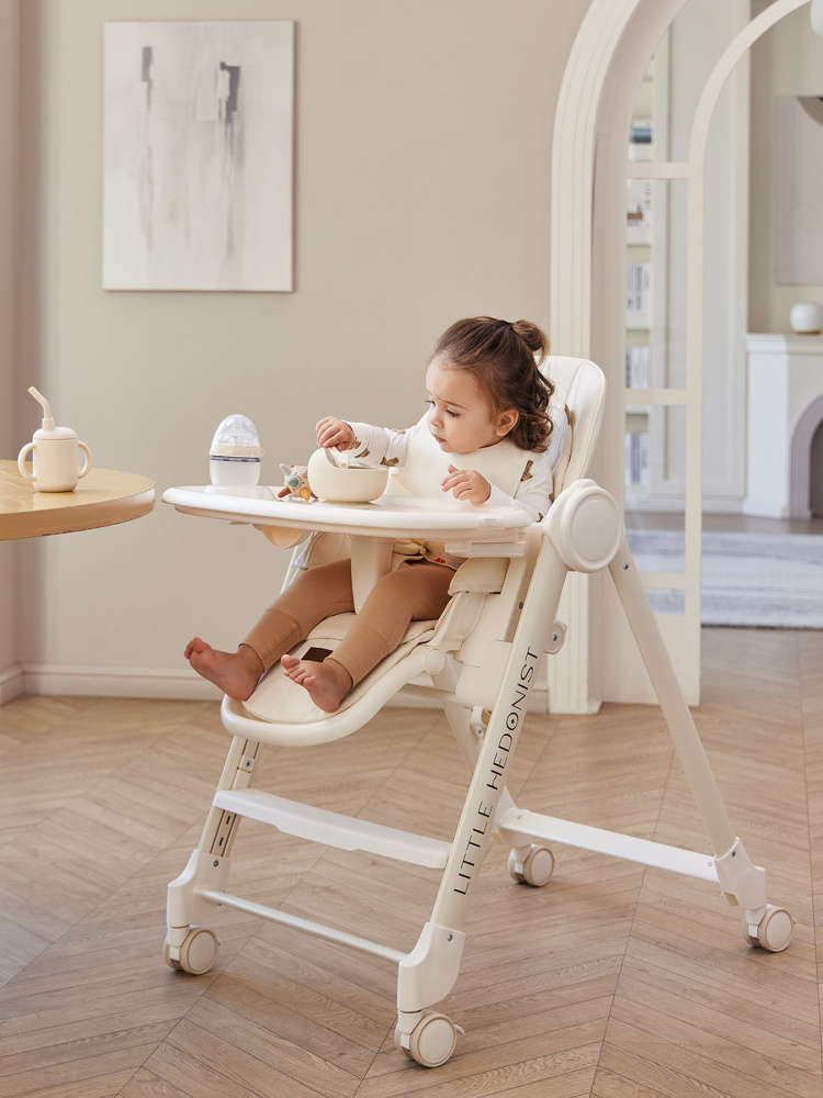 Happy Baby cтульчик для кормления Berny Lux milky NEW - фото  3