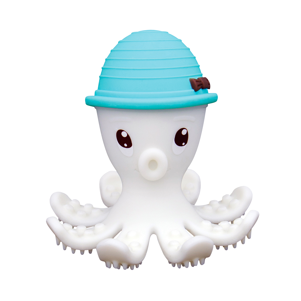Mombella Прорезыватель Octopus, голубой