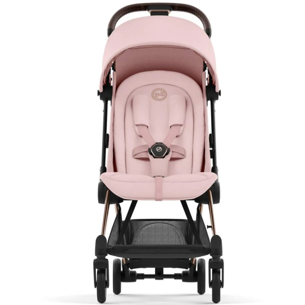 Cybex Коляска Coya Rosegold Peach Pink с дождевиком и бампером - фото  3