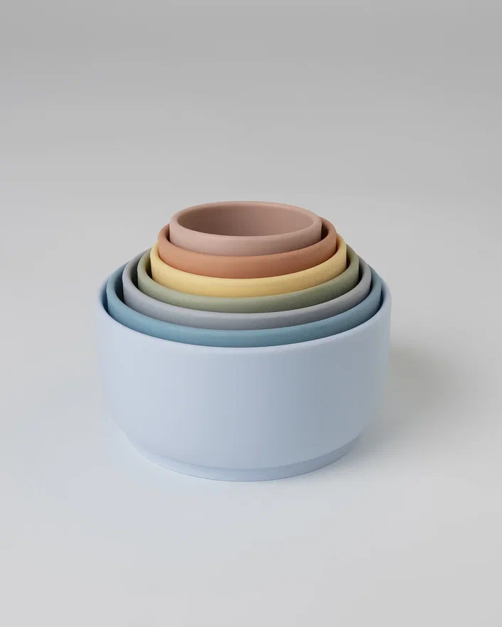 Edda игрушка - пирамидка стаканчики Морские обитатели - фото  3