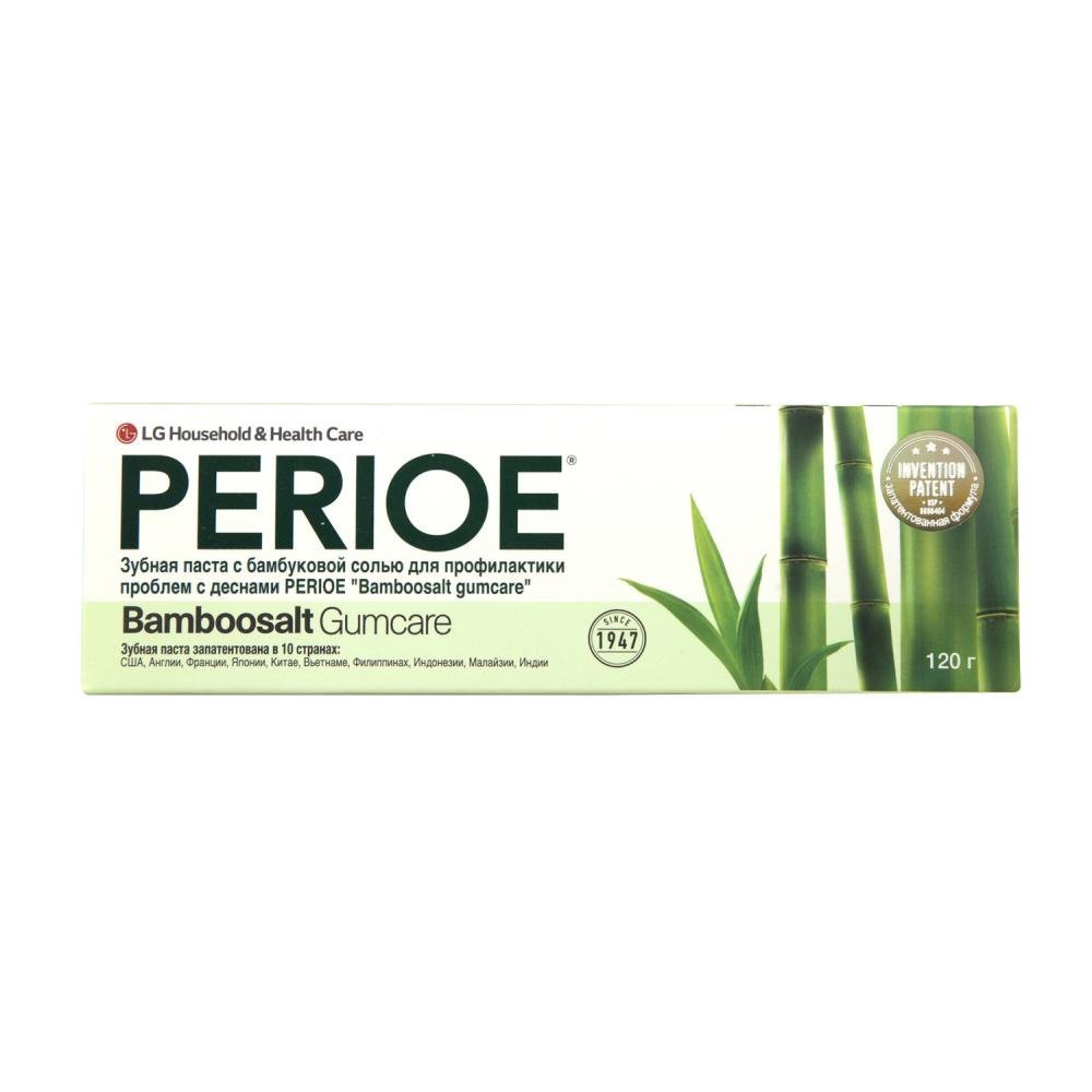 Perioe зубная паста с бамбуковой солью для профилактики проблем с деснами 120 г