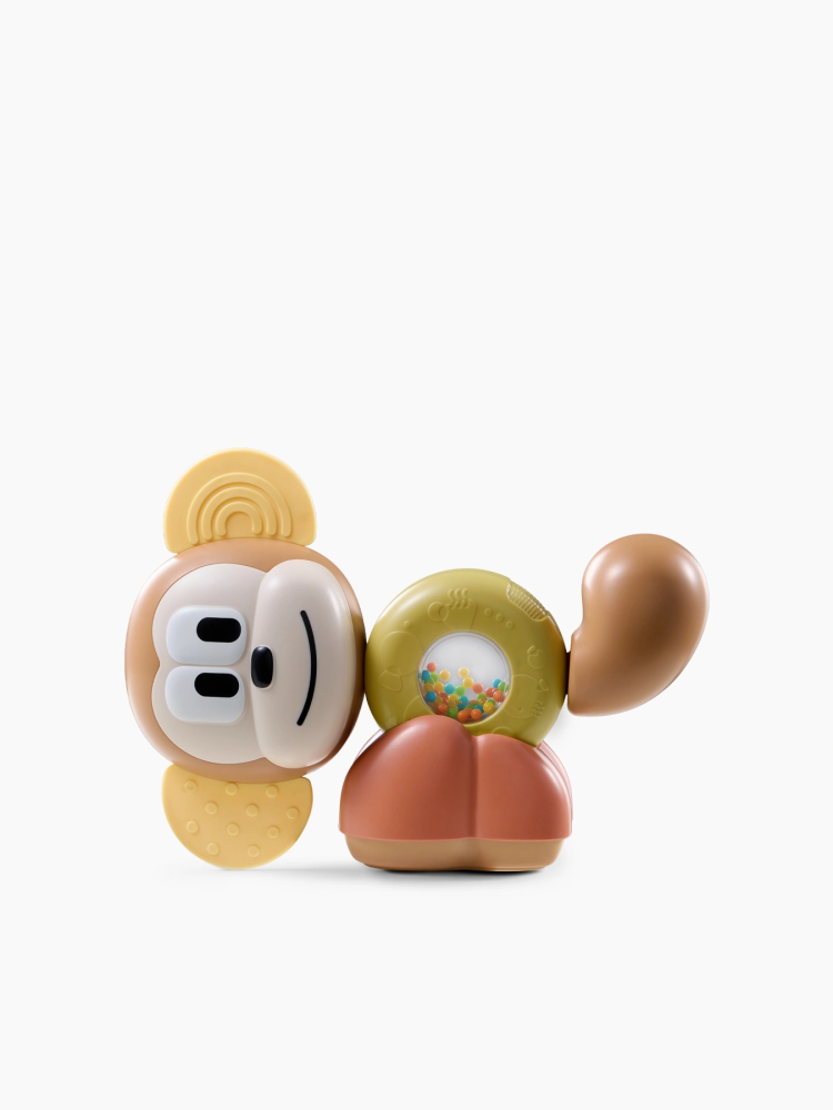 Happy Baby игрушка-погремушка обезьянка Funky monkey - фото  6