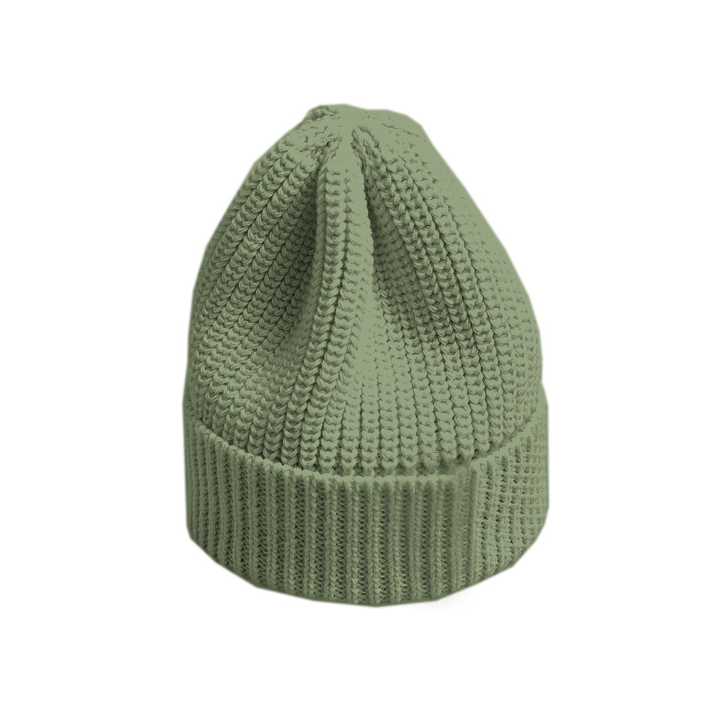 OLANT BABY шапочка 100% хлопок с отворотом Oliva