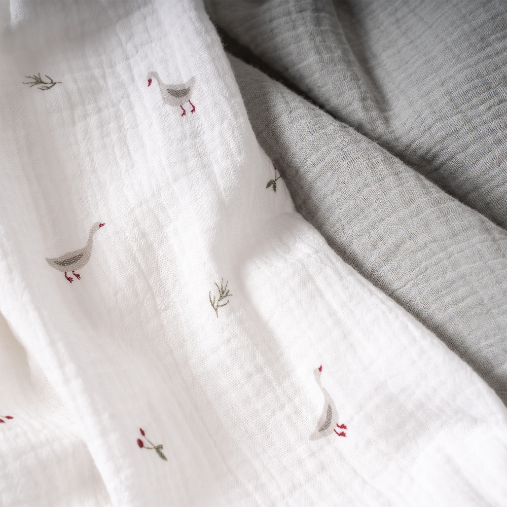 Perina комплект пелёнок детских (2 шт) Гуси/Шалфей - фото  9