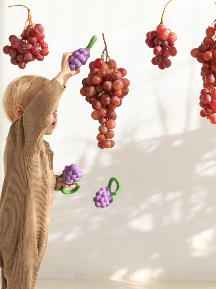 Oli&Carol игрушка-погремушка-прорезыватель Grape - фото  9