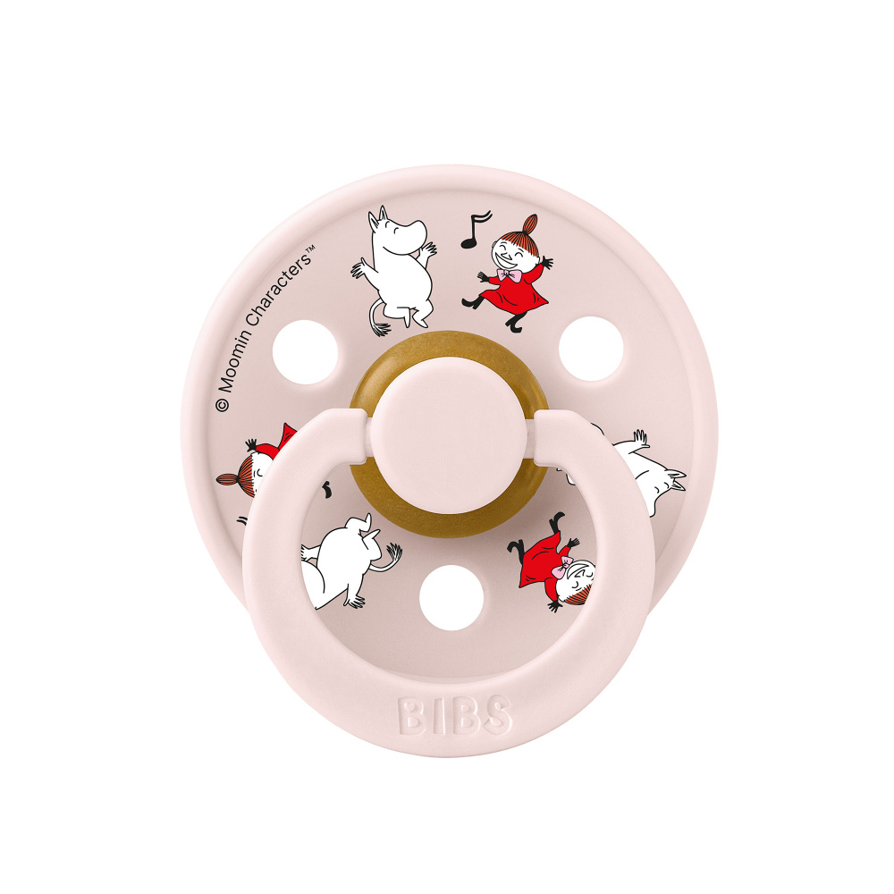 BIBS пустышка латексная Moomin Colour - Dancing - Petal