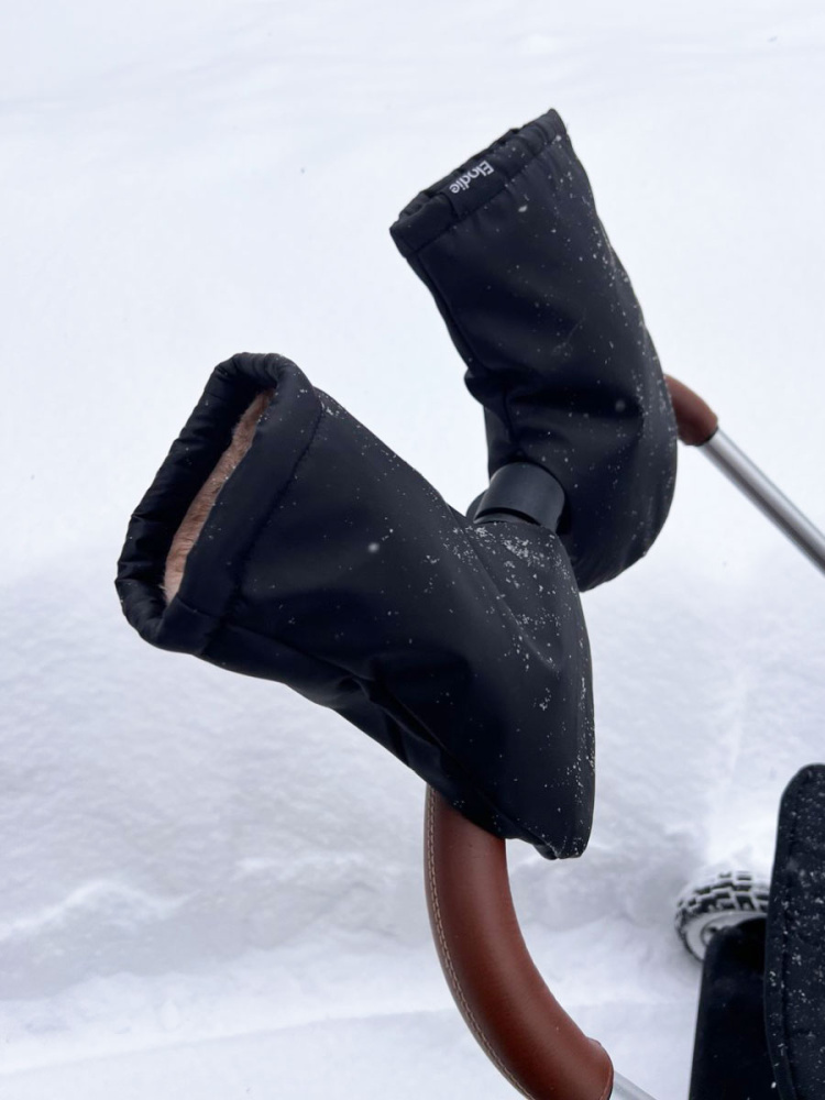 Elodie муфта - варежки для коляски Black Edition - фото  7