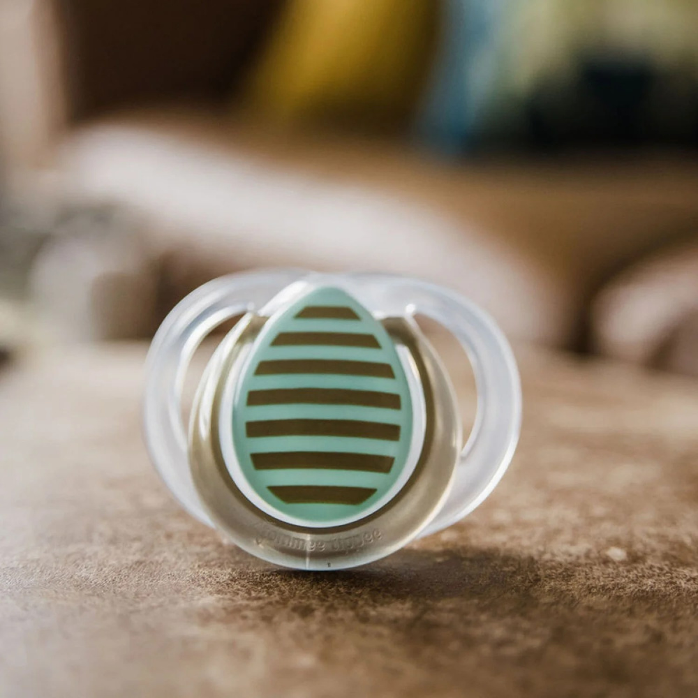 Tommee Tippee соска-пустышка силиконовая Moda, 0-6 мес., 2 шт. - фото  7