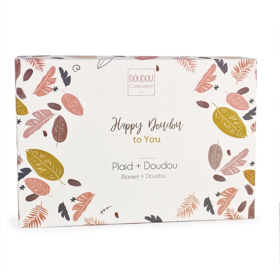 Dou dou et Compagnie Подарочный набор плед+комфортер Happy Boho - фото  3