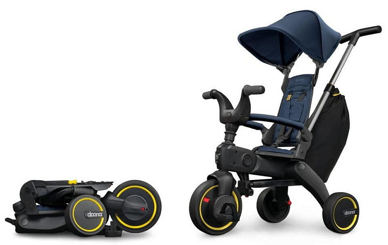 Doona Складной велосипед Liki Trike S3 Deep Blue - фото  6