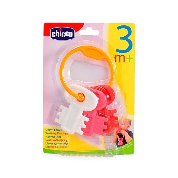 Chicco игрушка развивающая &quot;Ключи на кольце&quot; Pink