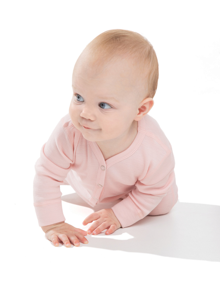 NORVEG комбинезон 100% шерсть Soft Baby цвет розовый - фото  4