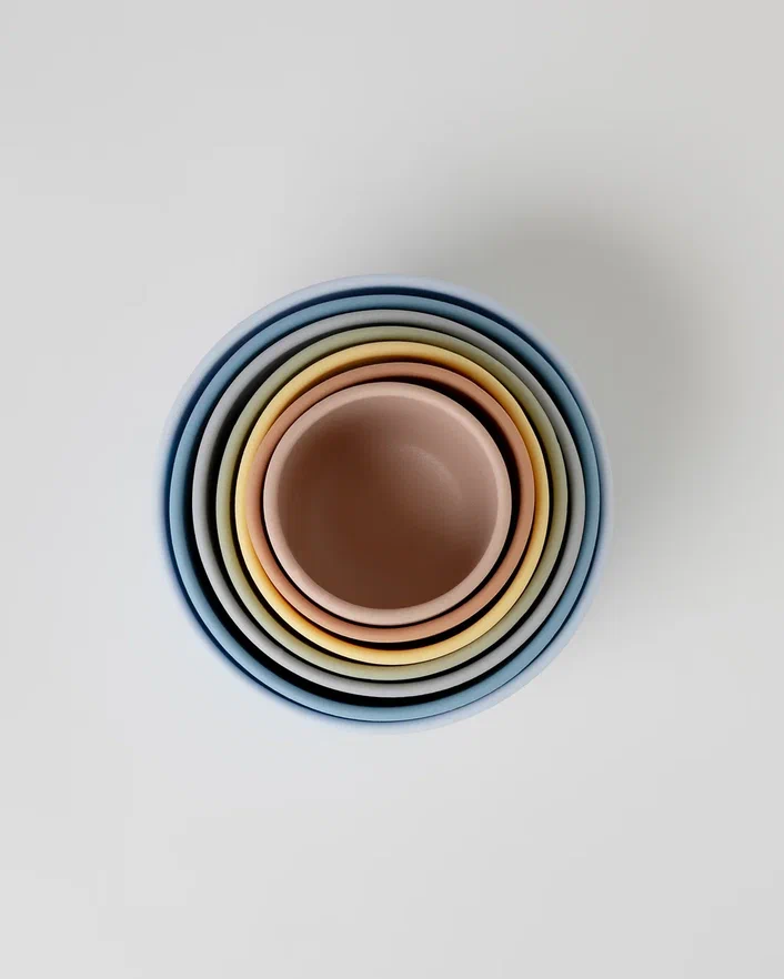 Edda игрушка - пирамидка стаканчики Морские обитатели - фото  8