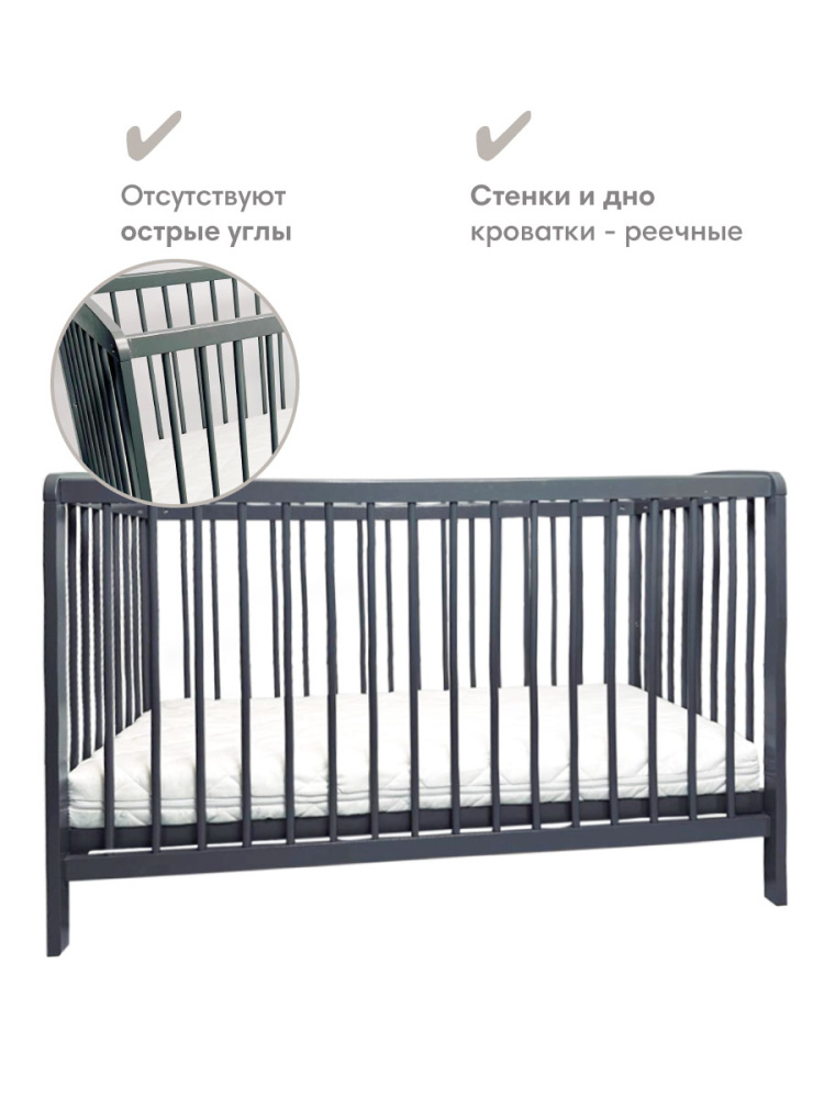 OLANT кровать Сова (Sova) графит - фото  6