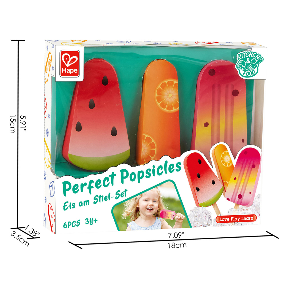 Hape игрушка Фруктовое мороженое 6 предметов в наборе