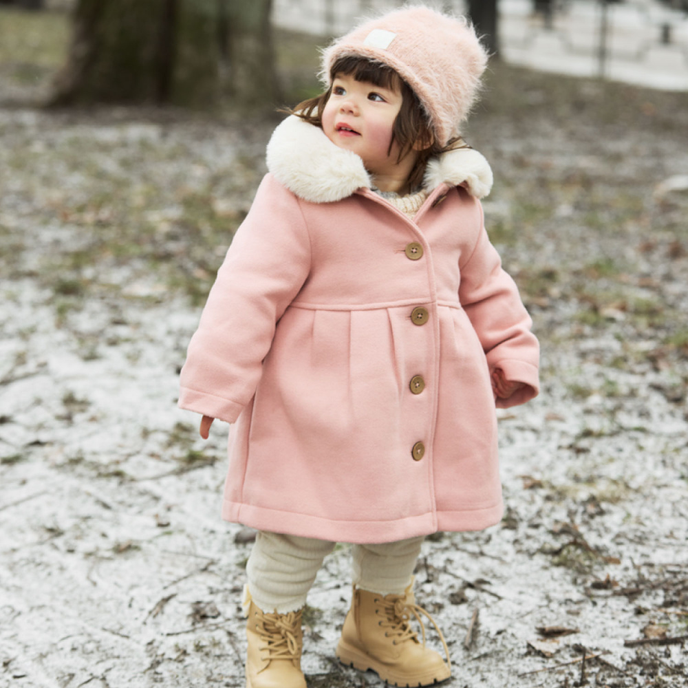 Elodie шапочка Furry Knit Beanie - Powder Pink - фото  6
