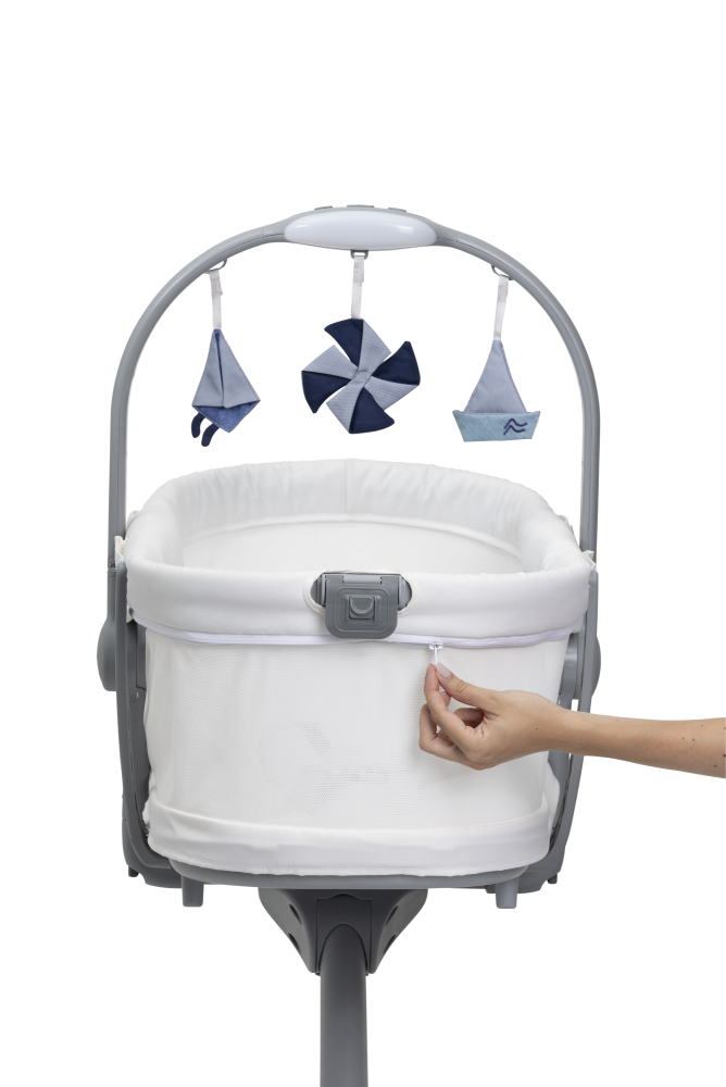Chicco кроватка-стульчик 5-в-1 Baby Hug Pro White Cream - фото  18