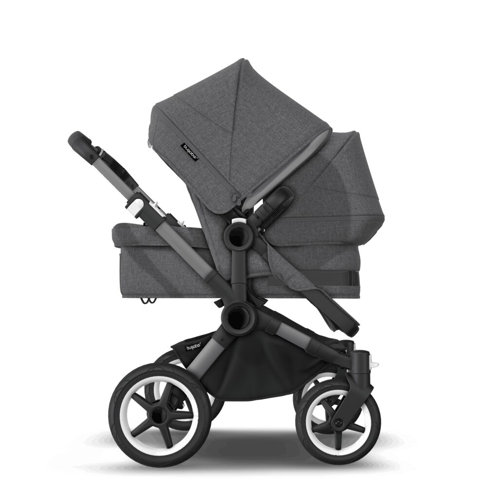 Bugaboo Donkey5 Duo  2  1 Graphite/Grey Melange/Grey Melange complete -   2