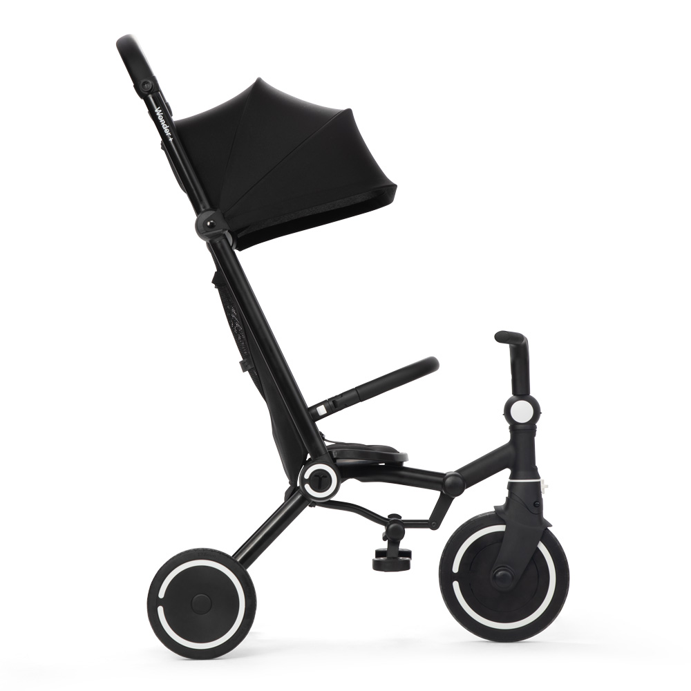 SMARTRIKE Трехколесный складной велосипед Wonder+, Storm Black - фото  3