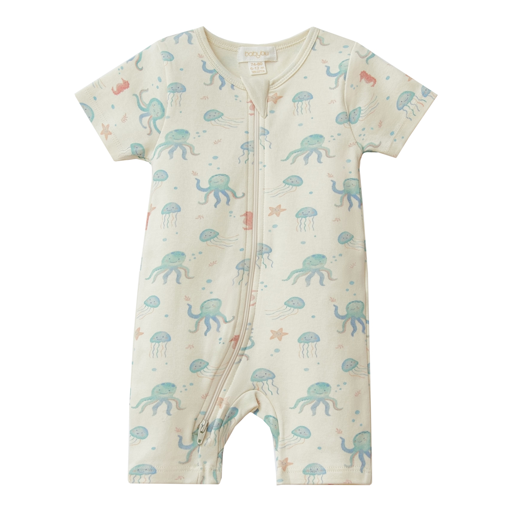 Babybu набор комбинезон на молнии 2 штуки 100% Органический хлопок ПИМА - фото  2