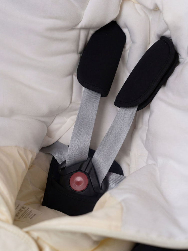 OLANT BABY конверт Siberia Mini в автокресло и коляску молочный - фото  7