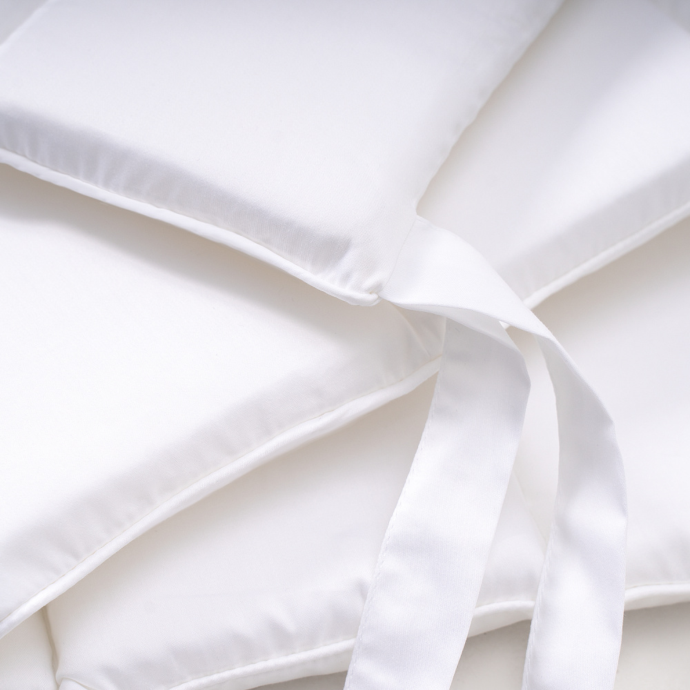 Perina защита для детской кроватки (фенс-бортик) "Sateen Collection" (белый) - фото  12