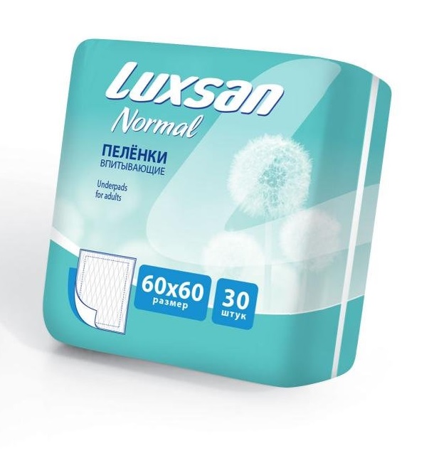 Luxsan basic пеленки 60х60 30 штук