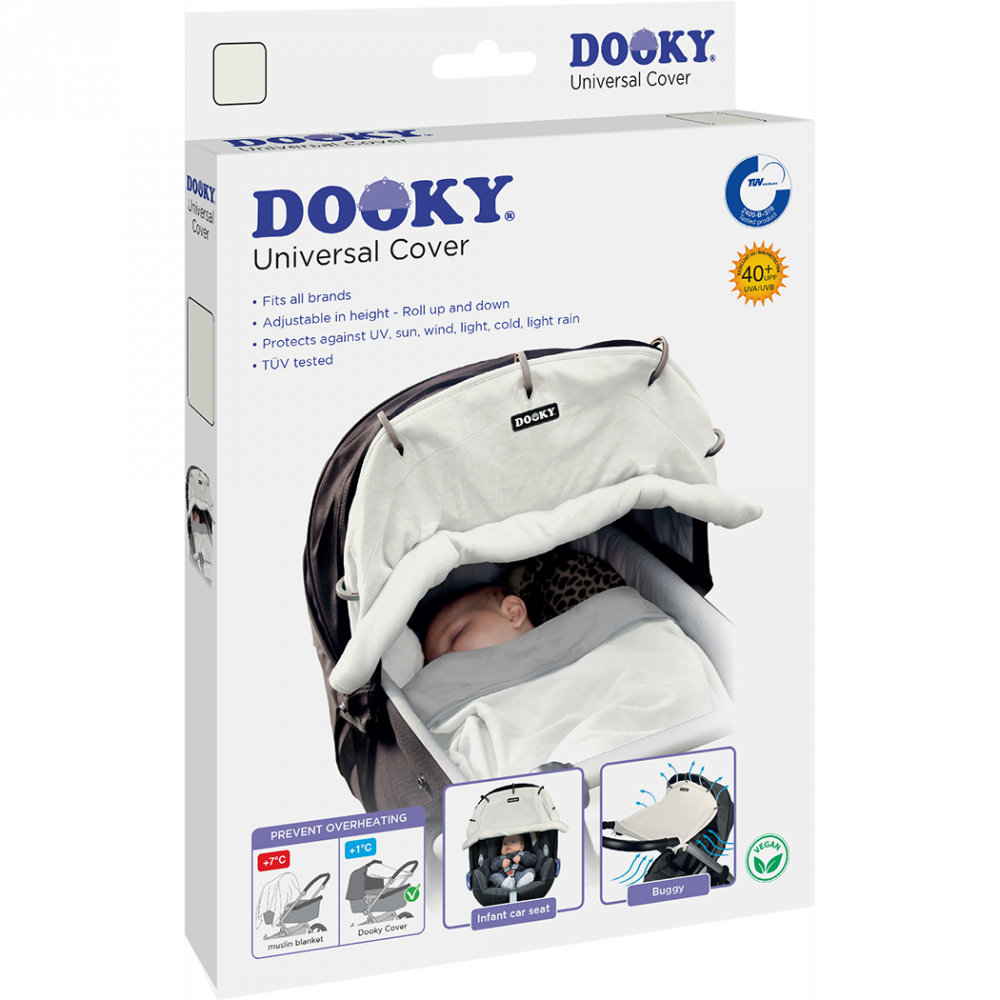 Xplorys Защитная накидка на коляску и автокресло DOOKY Cream