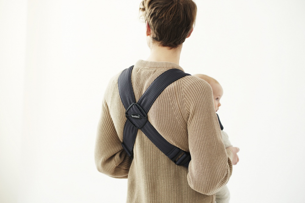 BabyBjorn рюкзак для переноски новорожденных Mini Mesh антрацит