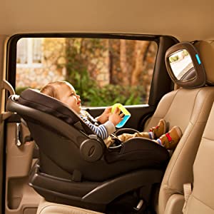 Brica munchkin зеркало контроля за ребёнком в автомобиле Baby In-Sight® Mirror - фото  7