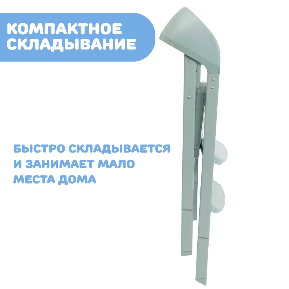 Chicco стульчик для кормления Crescendo up Venice lagune re lux - фото  3