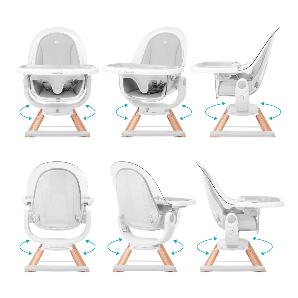 Munchkin стульчик для кормления 360° Cloud™ High Chair