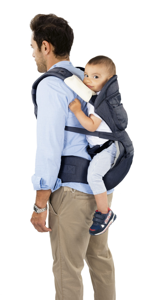 Chicco переноска-трансформер Hip Seat эргорюкзак 3-в-1 CARRIER Denim - фото  6