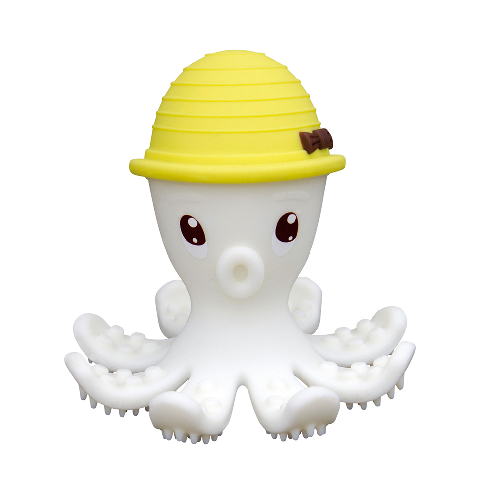 Mombella Прорезыватель Octopus, желтый