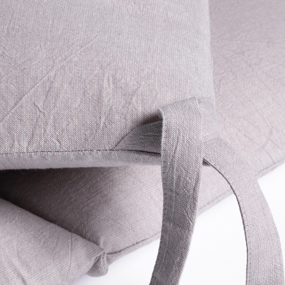 Perina защита для детской кроватки (бампер универсальный) "Soft Cotton" (серо-лиловый)  - фото  5