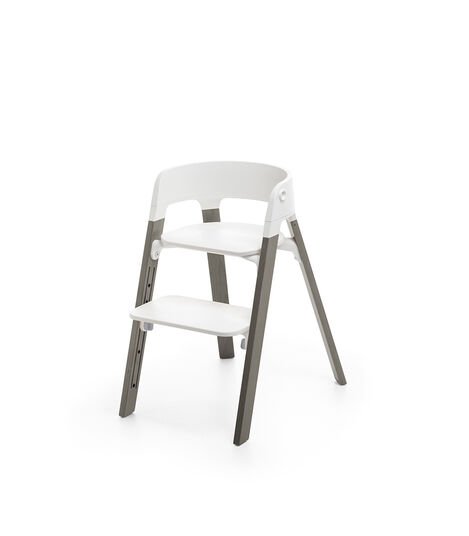 Stokke® Steps стульчик для кормления White / Hazy Grey