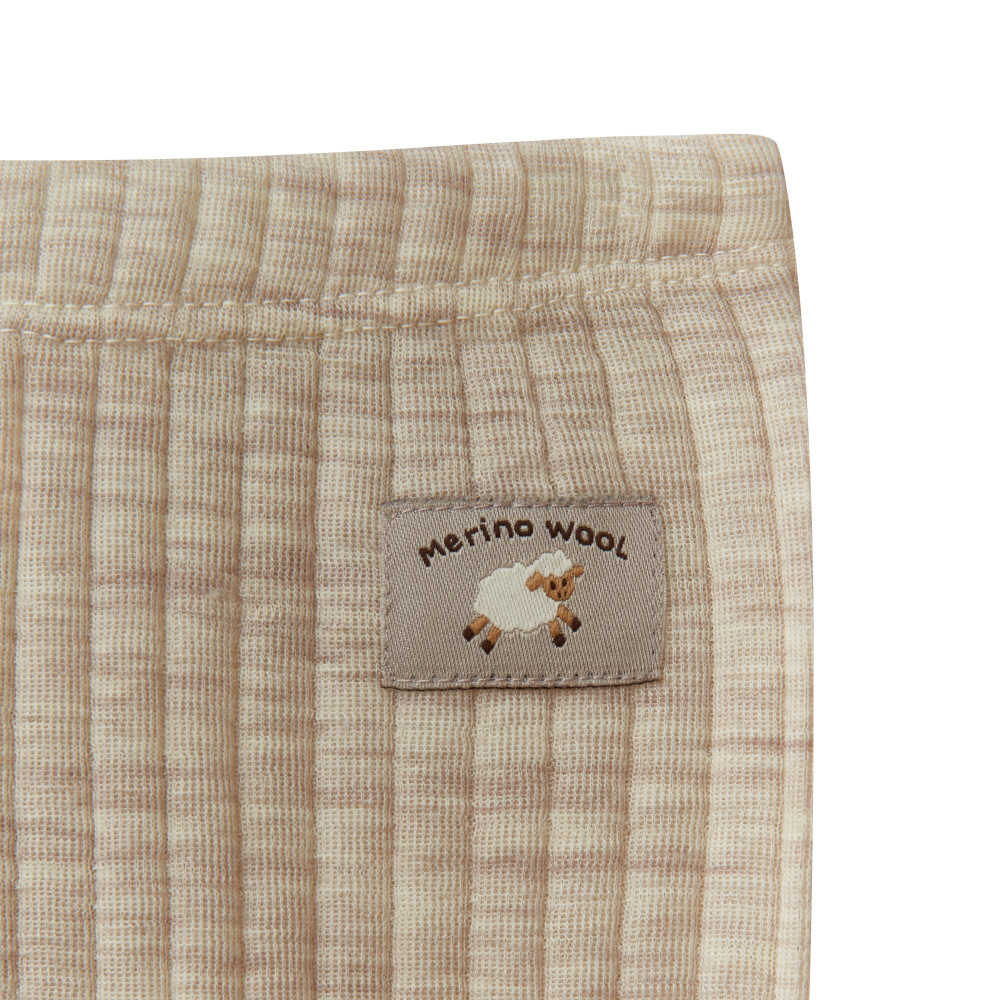 Babybu леггинсы из 100% шерсти мериноса Almond Melange - фото  3