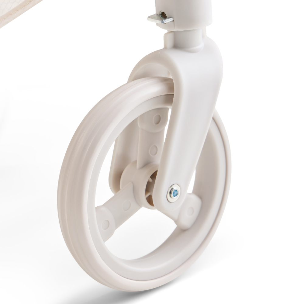 Happy Baby коляска для кукол Эшли (Ashley) синие цветы / blue flowers - фото  21